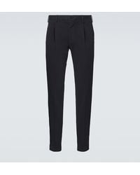 Slowear - Pleated Cotton Tapered Pants - Lyst
