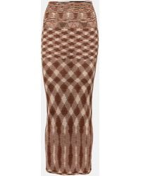 Missoni - Space-dyed High-rise Knit Maxi Skirt - Lyst