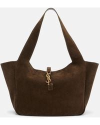 Saint Laurent - Sac Le 5 A 7 Bea En Daim - Lyst
