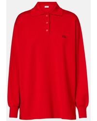 Loewe - Double L Cashmere-Blend Polo Sweater - Lyst