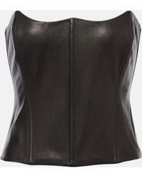 The Sei - Leather Bustier - Lyst