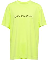 Givenchy T-Shirt aus Baumwolle - Gelb
