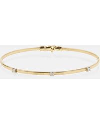 STONE AND STRAND - Liquid Gold 14kt Gold Bracelet With Diamonds - Lyst