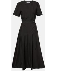Proenza Schouler - Label Elizabeth Cotton-Blend Midi Dress - Lyst