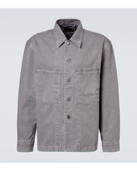 Lemaire - Sobrecamisa Workwear En Denim - Lyst