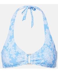 Heidi Klein - Top De Bikini Paisley Con Escote Halter - Lyst