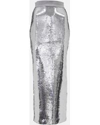 Alex Perry - Denton Sequin-Embellished Maxi Skirt - Lyst