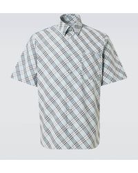 Burberry - Hemd Check Aus Baumwolle - Lyst