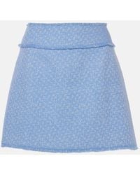 Dolce & Gabbana - Minirock Aus Tweed - Lyst
