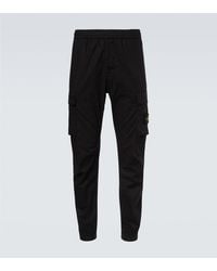Stone Island - Compass Cotton-Blend Cargo Pants - Lyst