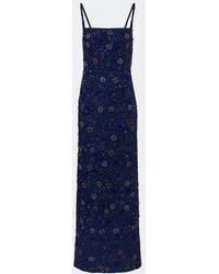 La Fuori - Crystal Midnight Sequined Silk Gown - Lyst