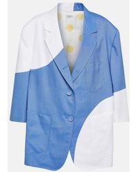 Thom Browne - Polka-Dot Oversized Cotton Blazer - Lyst