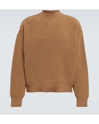 Sacai - Ribbed-knit Sweater - Lyst