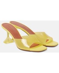 AMINA MUADDI - Lupita Glass 70 Pvc Mules - Lyst
