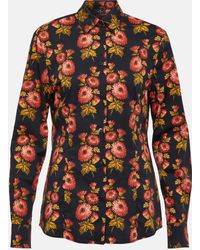 Etro - Floral Cotton-blend Shirt - Lyst