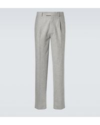 ZEGNA - Wool Straight Pants - Lyst