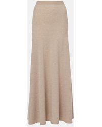 The Row - Jovan Cashmere Maxi Skirt - Lyst
