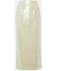 Roland Mouret - Sequin Midi Skirt - Lyst
