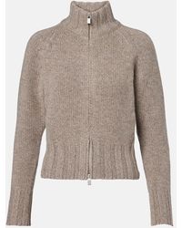 Magda Butrym - Zip-Up Cashmere Sweater - Lyst