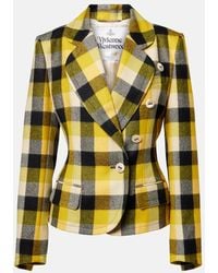 Vivienne Westwood - Georgia Checked Virgin Wool Blazer - Lyst