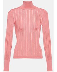 Alaïa - Crinoline Turtleneck Sweater - Lyst