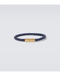 Tom Ford - Pulsera De Piel Trenzada Con Logo - Lyst