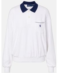 Polo Ralph Lauren - Cotton-Blend Terry Polo Shirt - Lyst