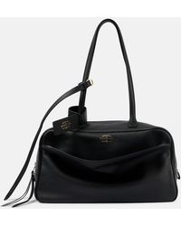 Balenciaga - Carrie Medium Leather Bowling Bag - Lyst