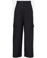 Max Mara - Gloria High-Rise Cotton Cargo Pants - Lyst