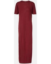 Saint Laurent - Wool Maxi Dress - Lyst