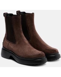 Tod's - Suede Chelsea Boots - Lyst