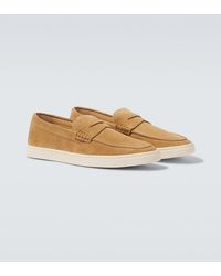 Brunello Cucinelli - Suede Loafers - Lyst