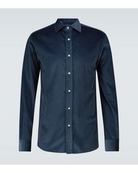 ralph lauren label purple shirts sleeved corduroy shirt