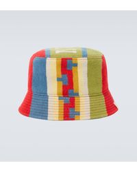 Visvim - Dome Wool, Linen, And Cotton Bucket Hat - Lyst