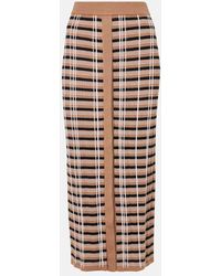 JOSEPH - Checked Wool And Silk Maxi Skirt - Lyst