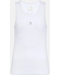 Givenchy - 4g Cotton Tank Top - Lyst