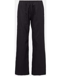 Leset - Yoko Mid-Rise Cotton Wide-Leg Pants - Lyst