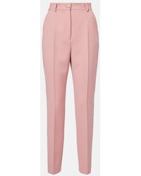 Dolce & Gabbana - Virgin Wool Slim Pants - Lyst