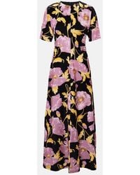 La DoubleJ - Angelica Floral Maxi Dress - Lyst