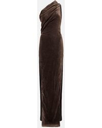 Rick Owens - One-Shoulder-Robe Athena Arrowhead - Lyst