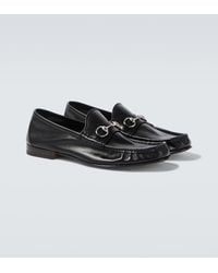 Gucci - Lugano Horsebit Leather Loafers - Lyst