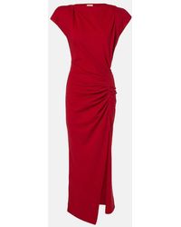 Isabel Marant - Isabel Marant Nadela Cotton Draped Maxi Dress - Lyst