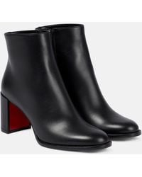 Christian Louboutin - Adoxa 70 Leather Heeled Boots - Lyst