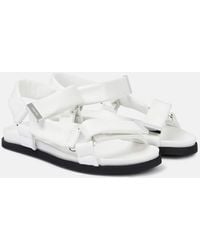 The Attico - Salinas Leather Sandals - Lyst