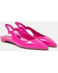 Christian Louboutin - Hot Chickita Sling Patent Leather Ballet Flats - Lyst