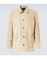 Saman Amel - Jacke Aus Veloursleder - Lyst