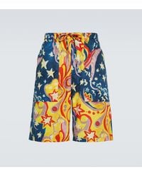 Marni - X No Vacancy Inn Printed Cotton Shorts - Lyst