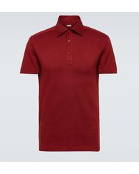 Kiton - Positano Cotton And Cashmere Polo Shirt - Lyst