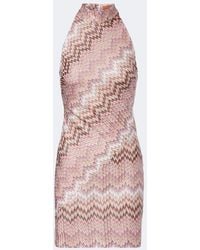 Missoni - Zig Zag Lame Minidress - Lyst