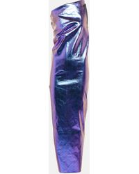 Rick Owens - Robe longue asymetrique Athena en jean - Lyst